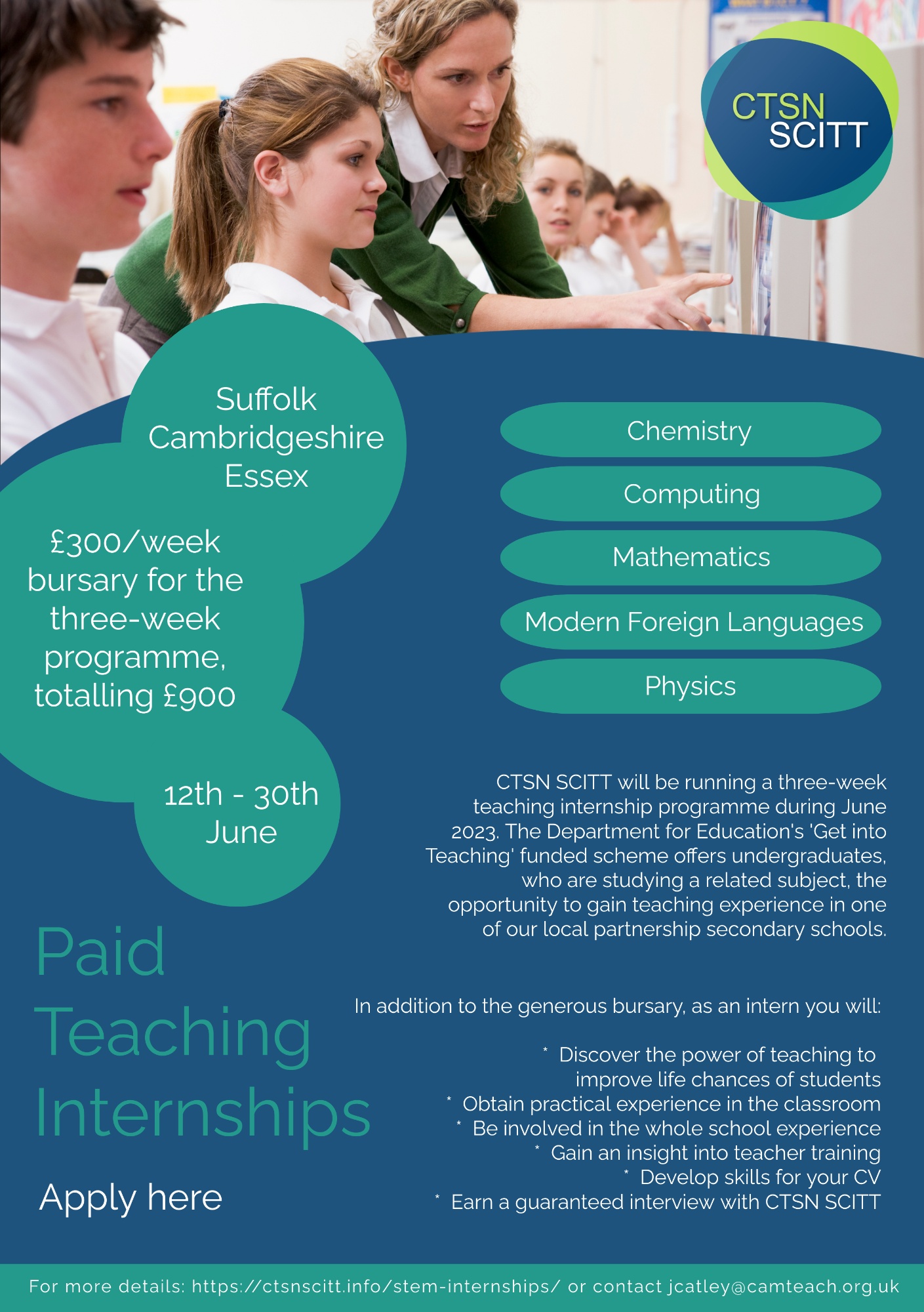Saffron Teaching School Hub Teaching Internship Programme